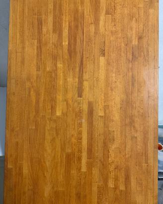 Piano tavolo in legno massello 246×61×3 cm