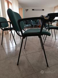 Sedie da conferenza con bracciolo