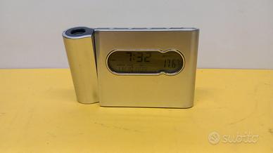 Orologio sveglia digitale con termometro e proiezi