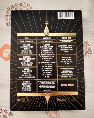 Cofanetto live Rammstein Wolkerball 