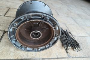 Mozzo posteriore e raggi Kawasaki KLR 600