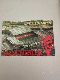 Cartolina stadio manchester  finale 2003