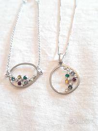 Collana E Bracciale In Argento 925