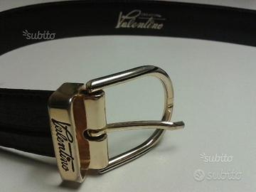 Cintura nera in pelle ( creazioni Valentino )
