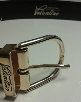 Cintura nera in pelle ( creazioni Valentino )