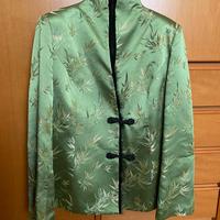 Giacca cinese misto seta