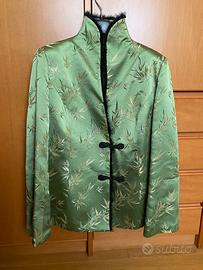 Giacca cinese misto seta