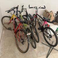 4 biciclette con marce manuali