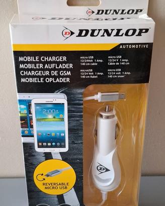 Caricabatterie per auto Dunlop Micro-USB 12 / 24 V