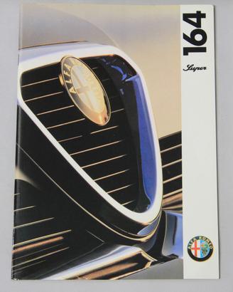Alfa Romeo 164 Super opuscolo pubblicitario