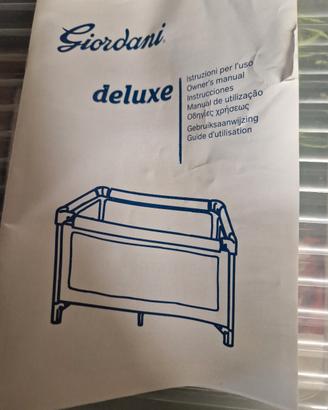 lettino da campeggio giordani deluxe