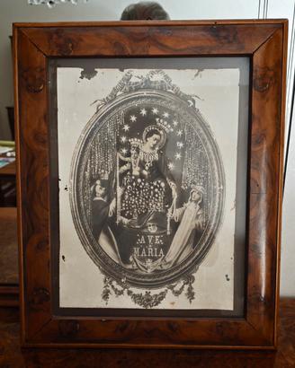 Quadro Sacro Antico "Ave Maria"