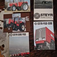 trattrici steyr brochure deplian epoca 