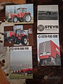 trattrici steyr brochure deplian epoca 