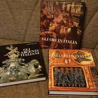 3 Libri - GLI ORI IN ITALIA - GLI ARGENTI ITALIANI