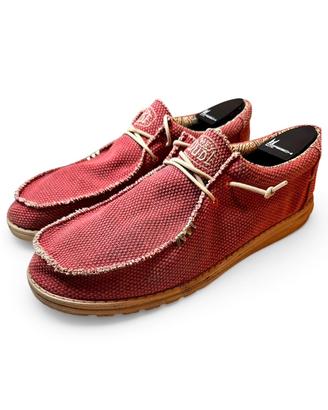 HEYDUDE Wally Braided – Pompeian Red – Taglia 47