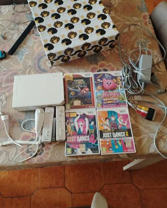Wii con giochi + cavi