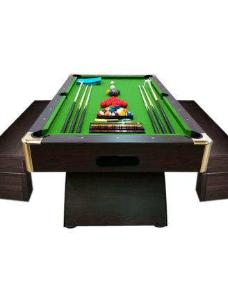 Tavolo da biliardo 8ft Leonida+Panche