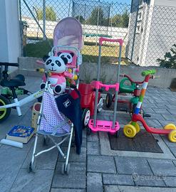 Bici moto monopattino triciclo a 5€