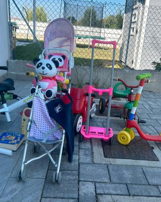 Bici moto monopattino triciclo a 5€