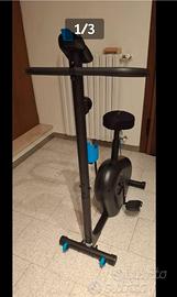 Pacchetto mini palestra +Cyclette decathlon nuova