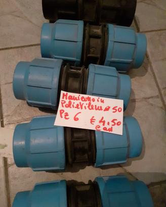 raccordi di plastica per tubo  polietilene