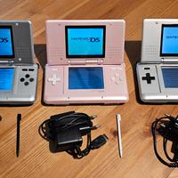 Nintendo DS FAT, 3 Console con caricatore e penne