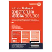 Kit Semestre TestBusters-Medicina/Odontoiatoiatria