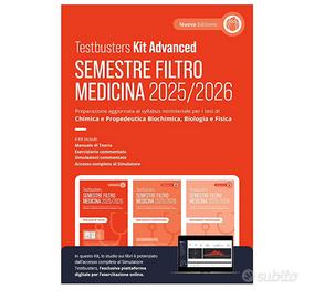 Kit Semestre TestBusters-Medicina/Odontoiatoiatria