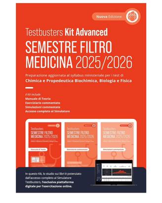 Kit Semestre TestBusters-Medicina/Odontoiatoiatria
