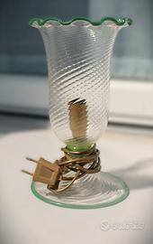 Lampada da tavolo cristallo oro