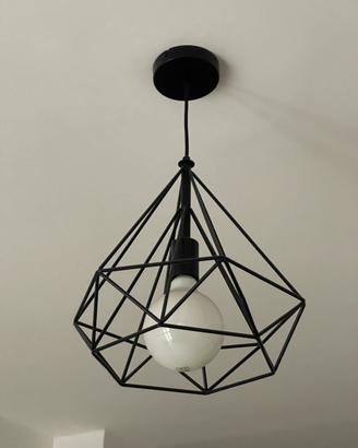 Lampadario nero