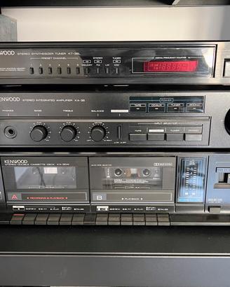 impianto stereo Hi-fi Kenwood vintage anni 80