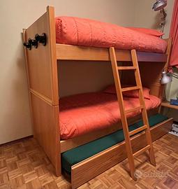 Letto a castello 3 posti