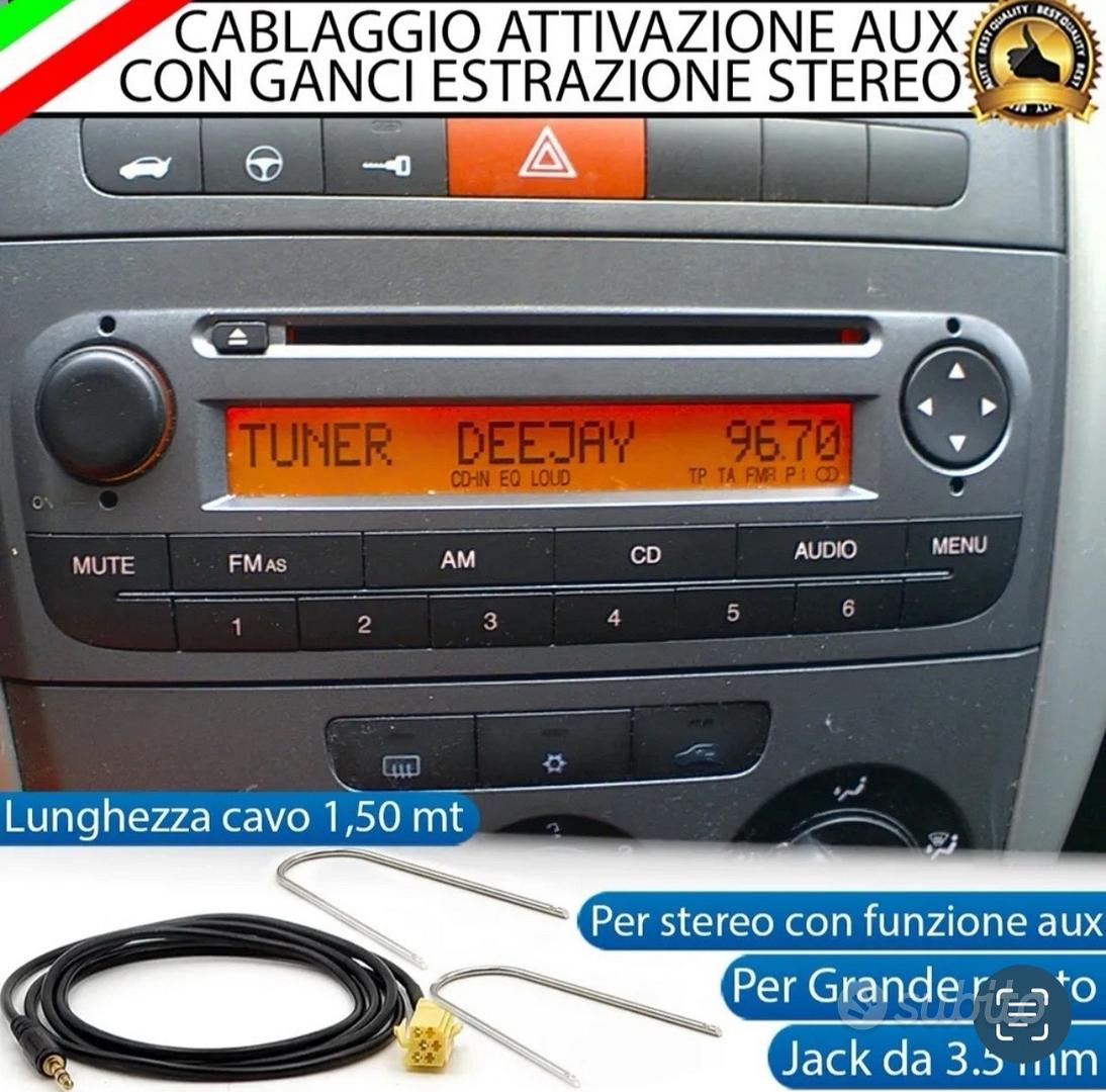 CAVO AUX + KIT SMONTAGGIO STEREO FIAT GRANDE PUNTO - Audio/Video In vendita  a Cosenza