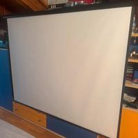 Telo bianco per proiettore