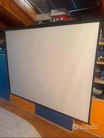 Telo bianco per proiettore