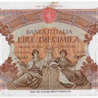 Banconota 10000 LIRE  REPUBBLICHE MARINARE