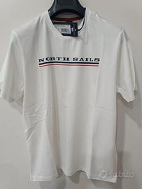 North Sails t-shirt uomo bianca