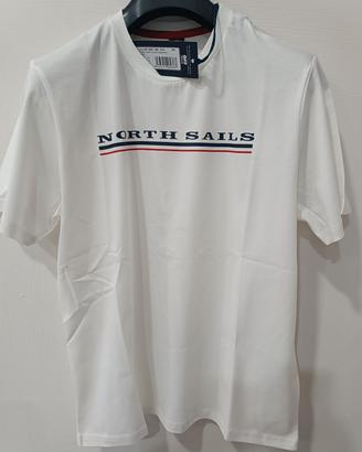 North Sails t-shirt uomo bianca