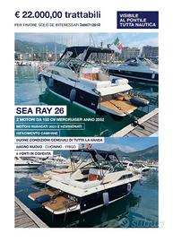 Barca SeaRay 26