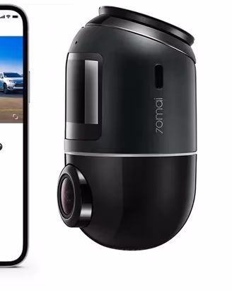 70mai Dash Cam Omni X200 360° Nero 128GB