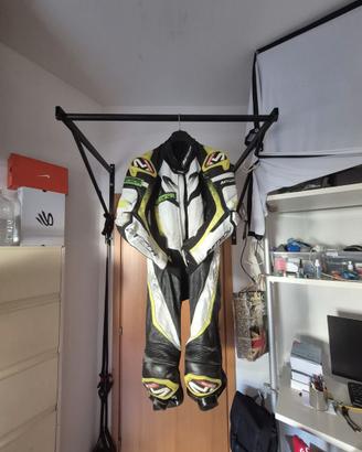 Tuta da moto MTECH intera in pelle – taglia S