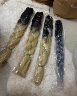 EXTENSIONS /ESTENSIONI Capelli biondi e neri