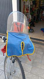 Paravento parabrezza per bici