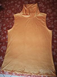 Canotta a lupetto in microfibra