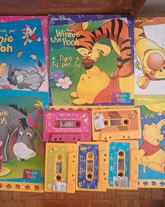Lotto 5 storie di Winnie the Pooh con musicassetta