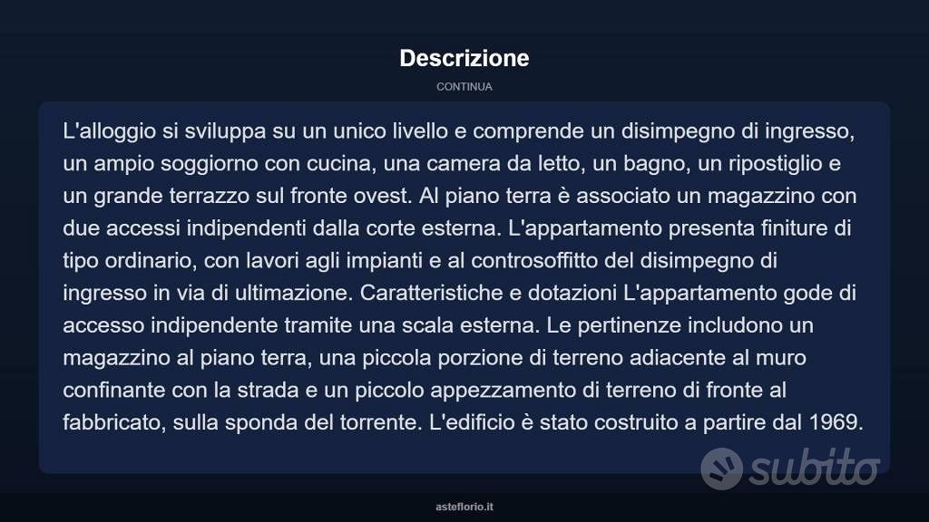 Appartamento – Ventimiglia, Calvo - Altro