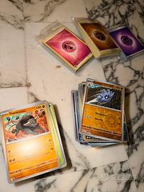Lotto carte Pokemon holo e non