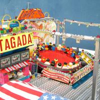 Tagada modellino della giostra costruito in LEGO